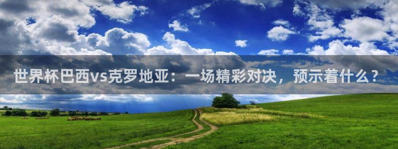 世界杯球赛:世界杯巴西vs克罗地亚:一场精彩对决,预示着什么?